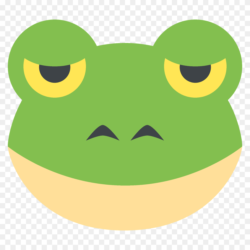 Frog Emoji Clipart, Amphibian, Animal, Wildlife Free Png