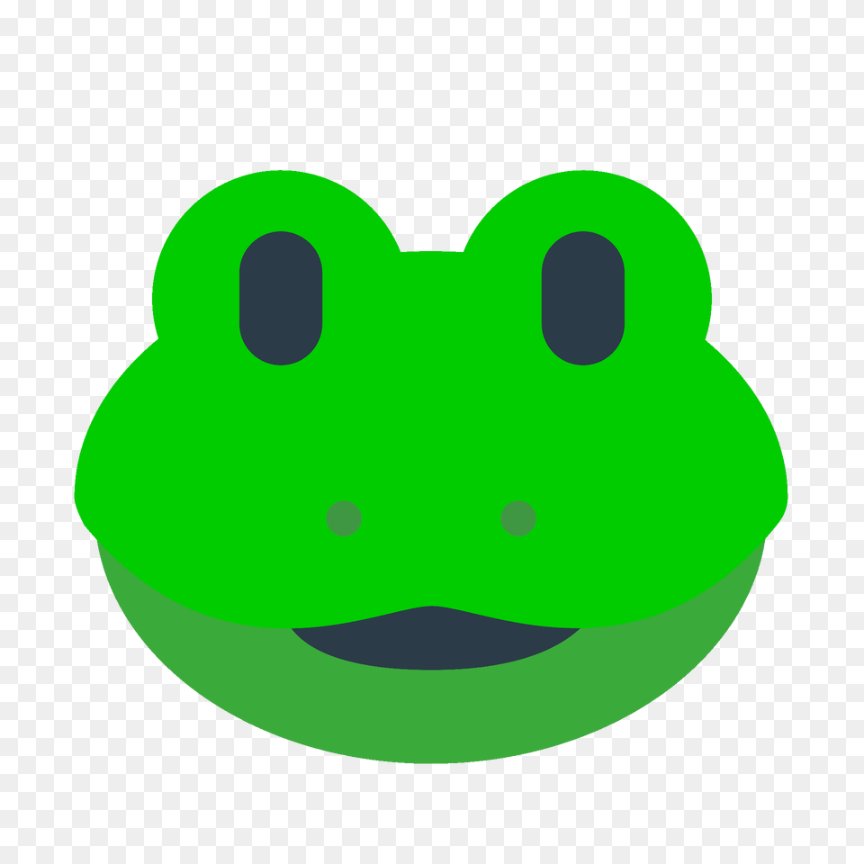 Frog Emoji Clipart, Green, Amphibian, Animal, Wildlife Png