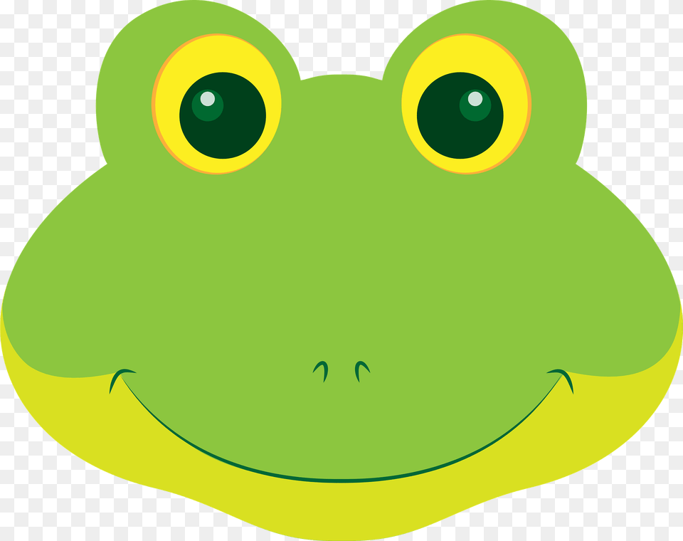 Frog Face Clipart, Amphibian, Animal, Wildlife Free Png Download