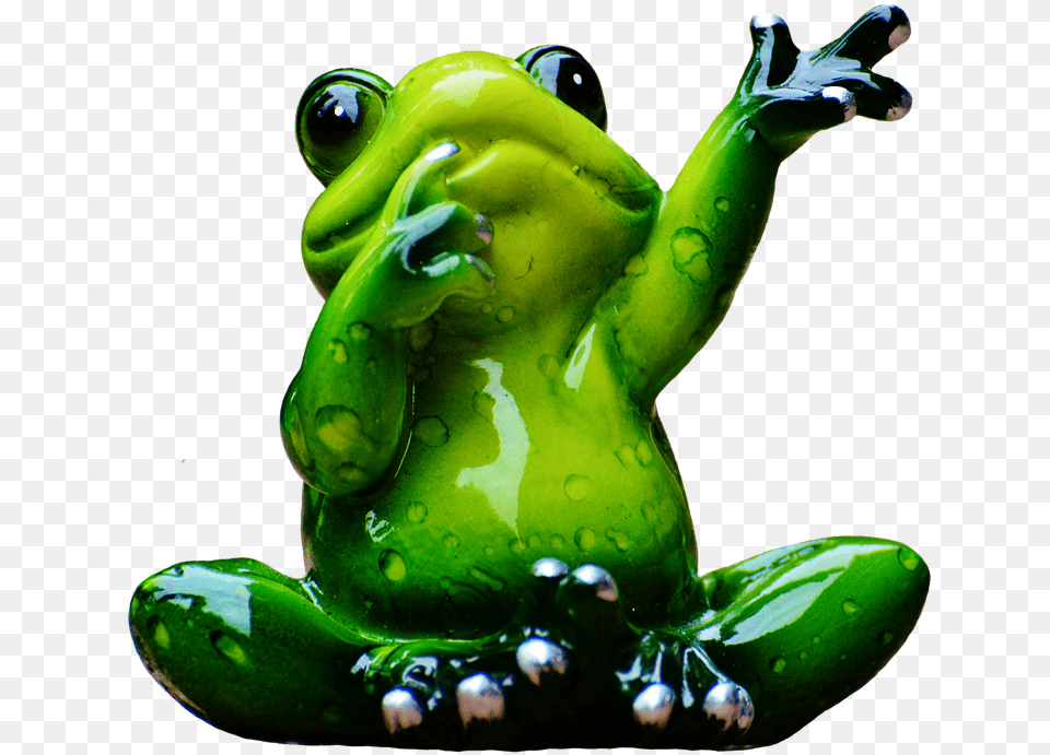 Frog Figure Wave Funny Cute Animal Fun Sweet Frog Goodbye, Amphibian, Wildlife, Tree Frog Png