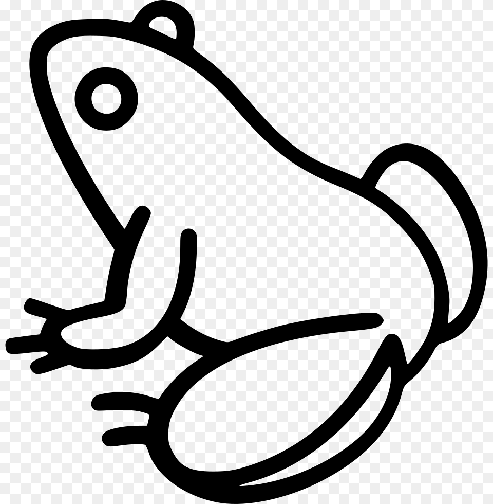 Frog Frog Icon, Stencil, Amphibian, Animal, Wildlife Free Transparent Png