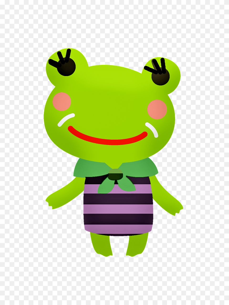 Frog In Dress Clipart, Amphibian, Animal, Wildlife Png Image