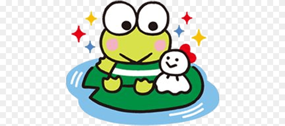 Frog Keroppi And Sanrio, Birthday Cake, Cake, Cream, Dessert Free Png Download