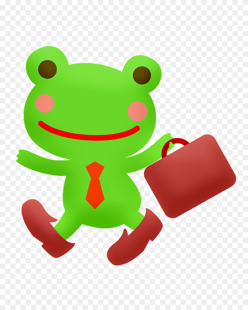 Frog Office Worker Clipart, Amphibian, Animal, Wildlife Png Image