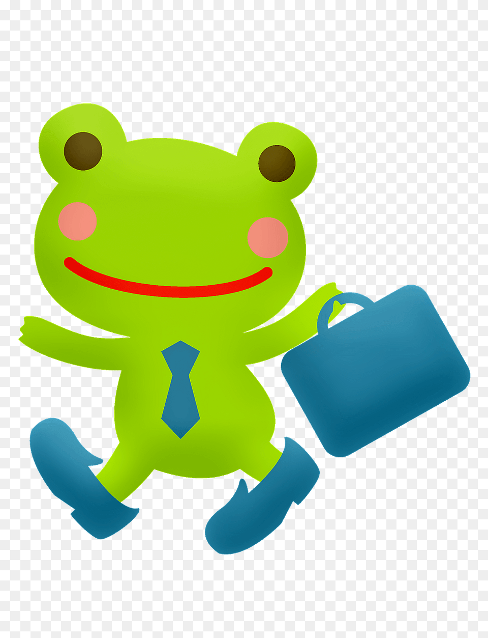 Frog Office Worker Clipart, Amphibian, Animal, Wildlife, Bear Png Image
