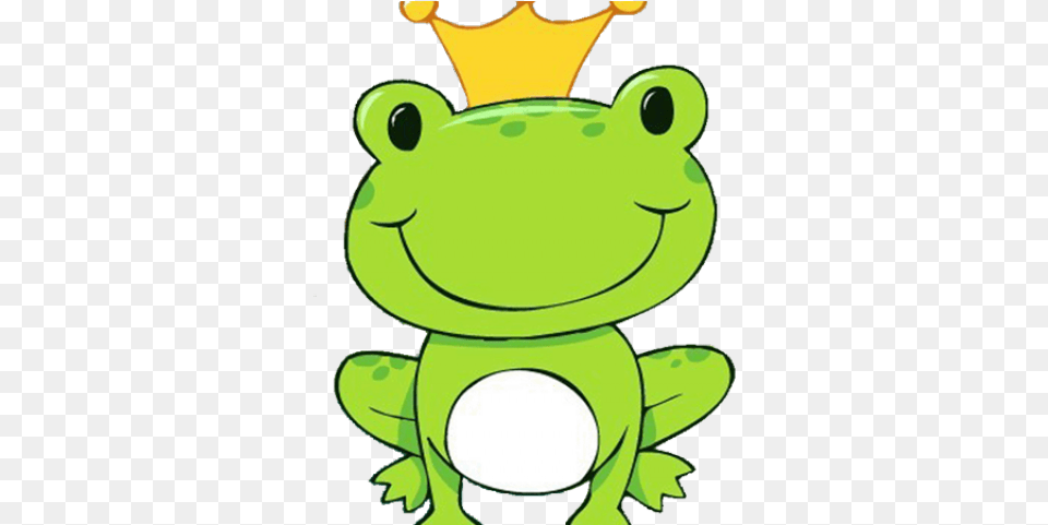 Frog Prince Clipart Full Size Clipart Cartoon Frog With Crown, Amphibian, Animal, Wildlife Free Transparent Png