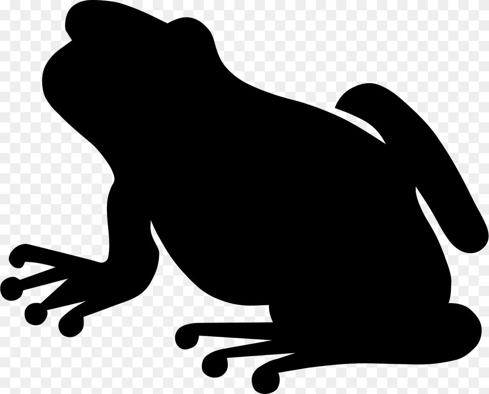 Frog Silhouette, Amphibian, Animal, Wildlife, Canine Png