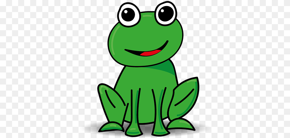 Frog Toad Animal Water Frog Amphibian Frog Cartoon Eating, Green, Wildlife Free Png