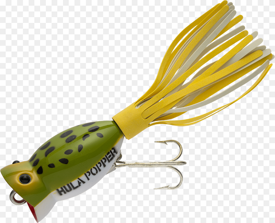 Frog White Belly With White Amp Yellow Skirt Fish Hook, Fishing Lure, Machine, Wheel Png