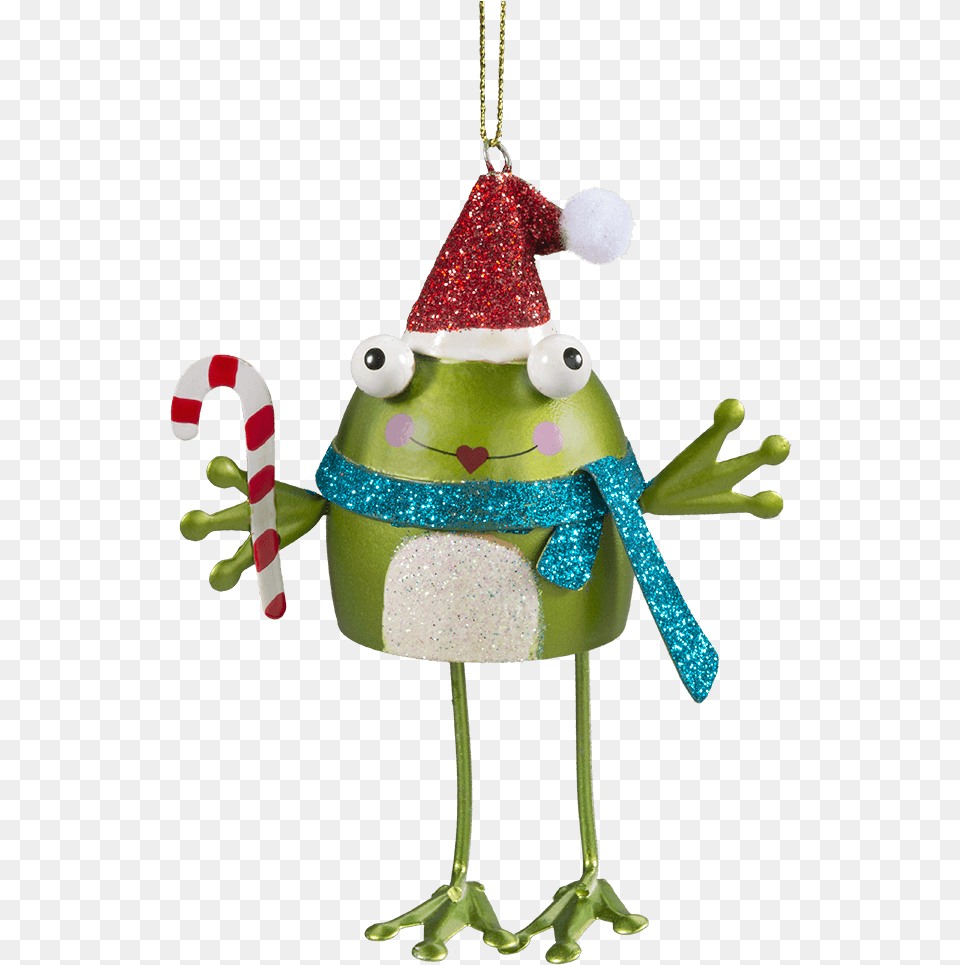 Frog With Dangling Legs Christmas Ornament, Clothing, Hat Free Png
