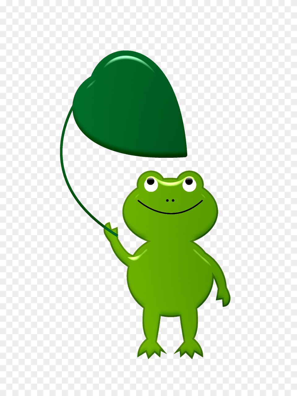 Frog With Leaf Clipart, Green, Amphibian, Animal, Bird Free Png
