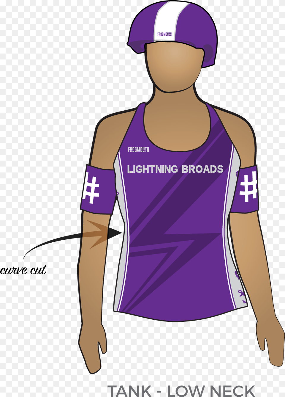 Frogmouth Jersey Sizes, Clothing, Hat, Purple, Adult Png Image