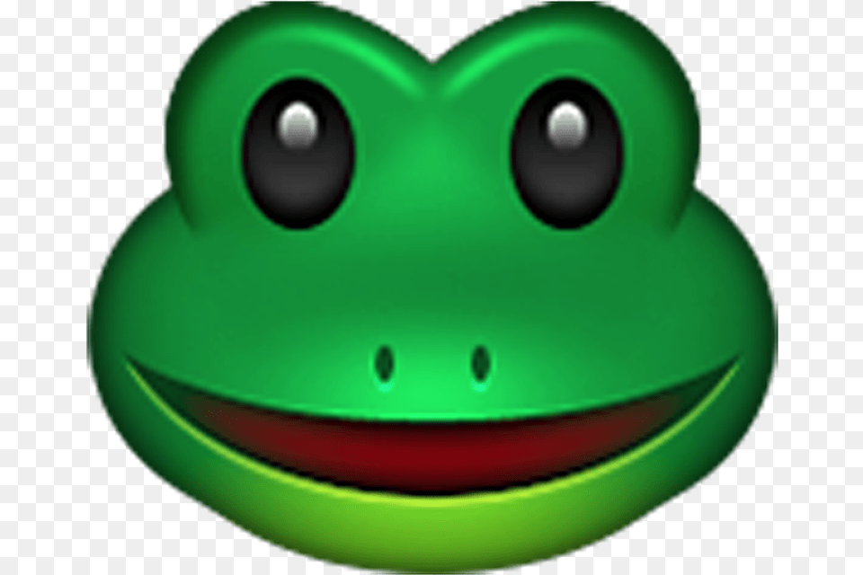 Frogs Clipart Emoji Frog Emoji Iphone, Amphibian, Animal, Wildlife, Disk Free Transparent Png