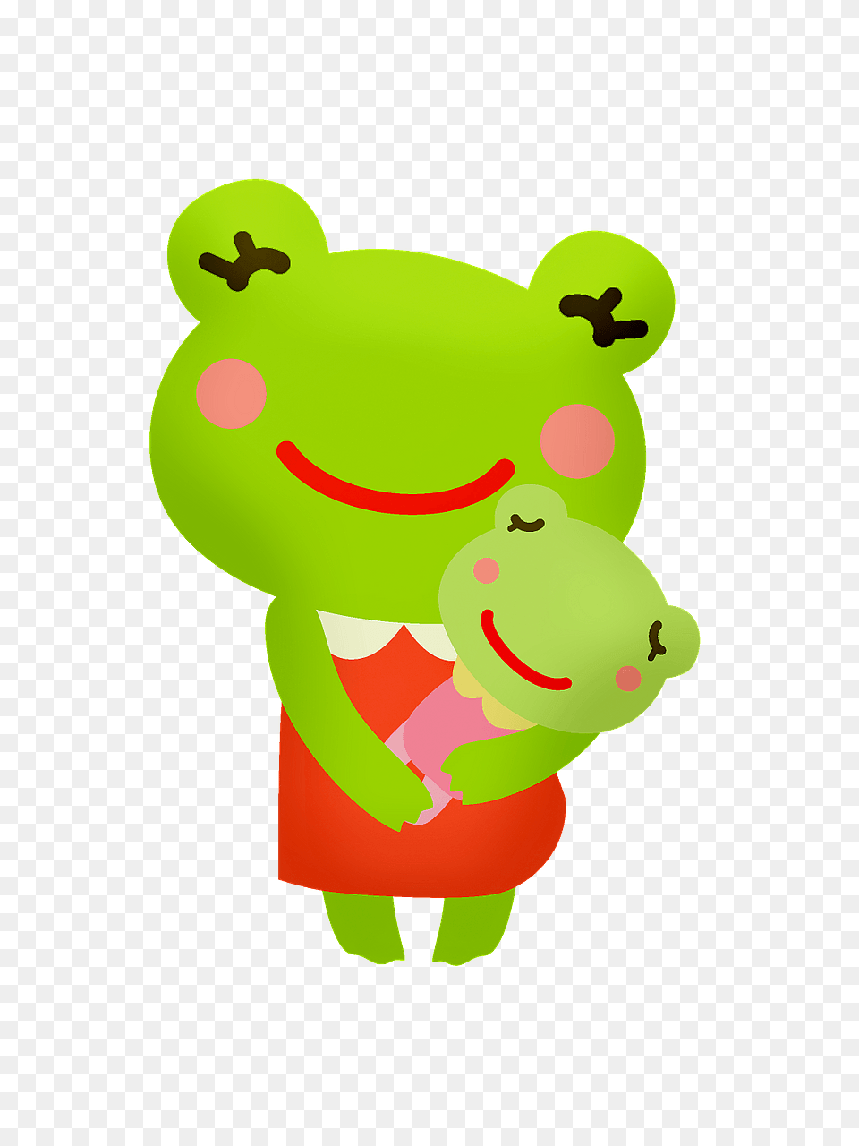 Frogs Mother And Baby Clipart Free Png Download