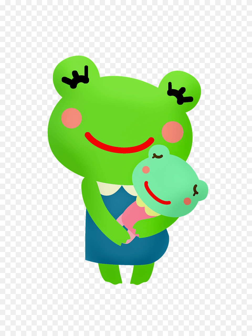 Frogs Mother And Baby Clipart, Amphibian, Animal, Frog, Wildlife Free Transparent Png