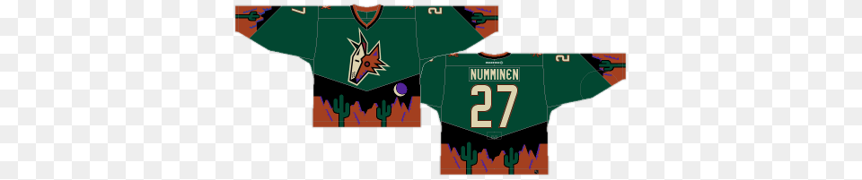 From Awful To Artistic Best And Worst Phoenix Coyotes Jersey, Clothing, Shirt, T-shirt Free Png