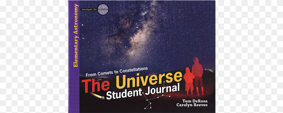 From Comets To Constellations Student Journal Universe From Comets To Constellations Book, Nature, Night, Outdoors, Publication Free Transparent Png