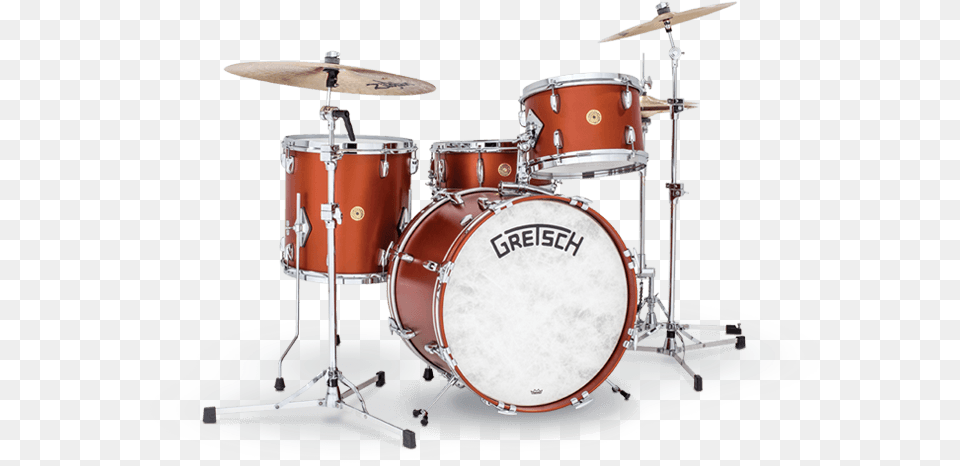 From Gretsch Bk Rc424v Scp Satin Copper, Drum, Musical Instrument, Percussion Free Png Download