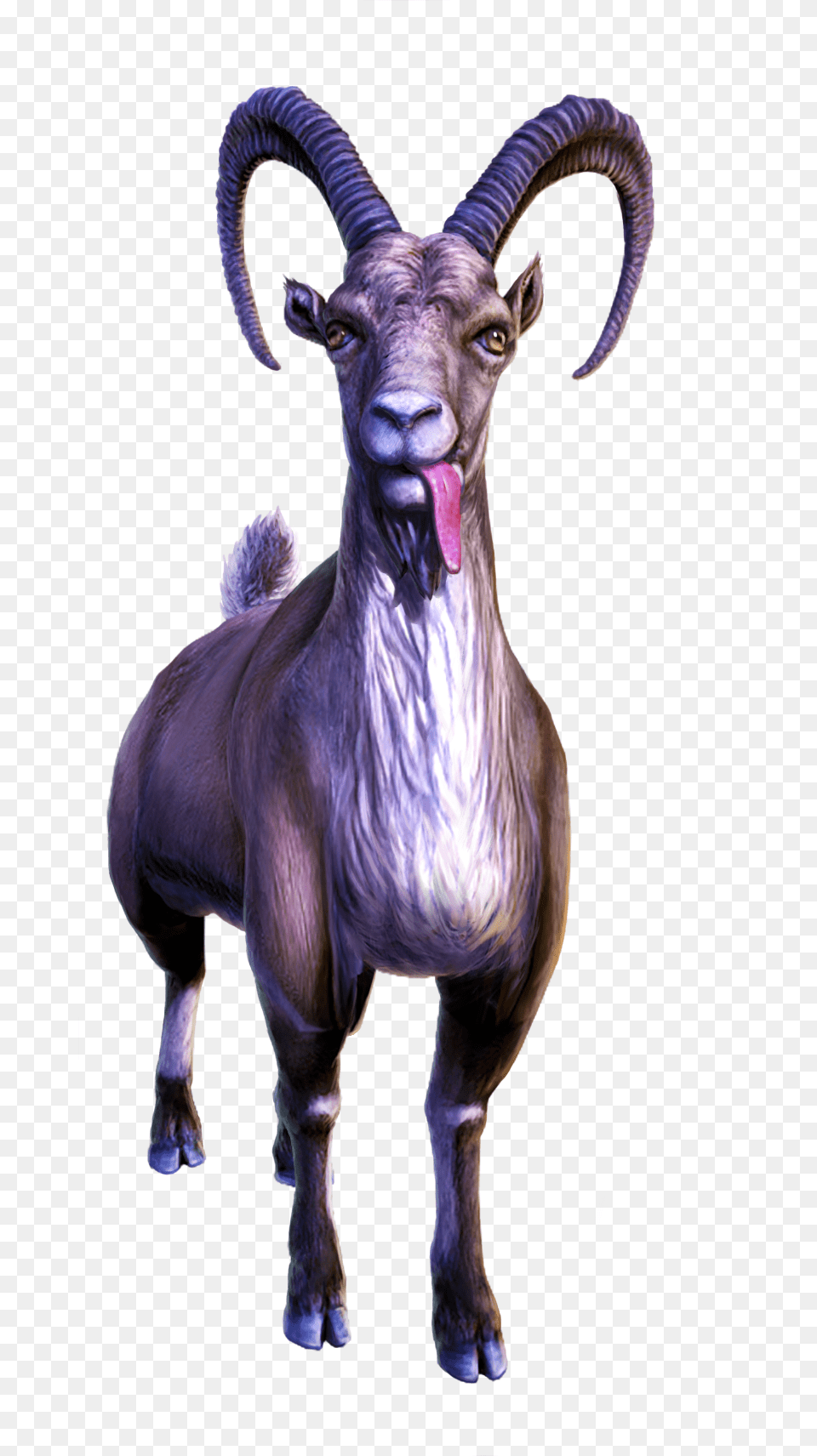 From His Humble Beginnings In Ringfights This Enforcer Goat Simulator Goat, Animal, Antelope, Mammal, Wildlife Png Image