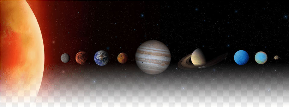 From Left To Right Venus With All Planets, Astronomy, Outer Space, Planet, Egg Png