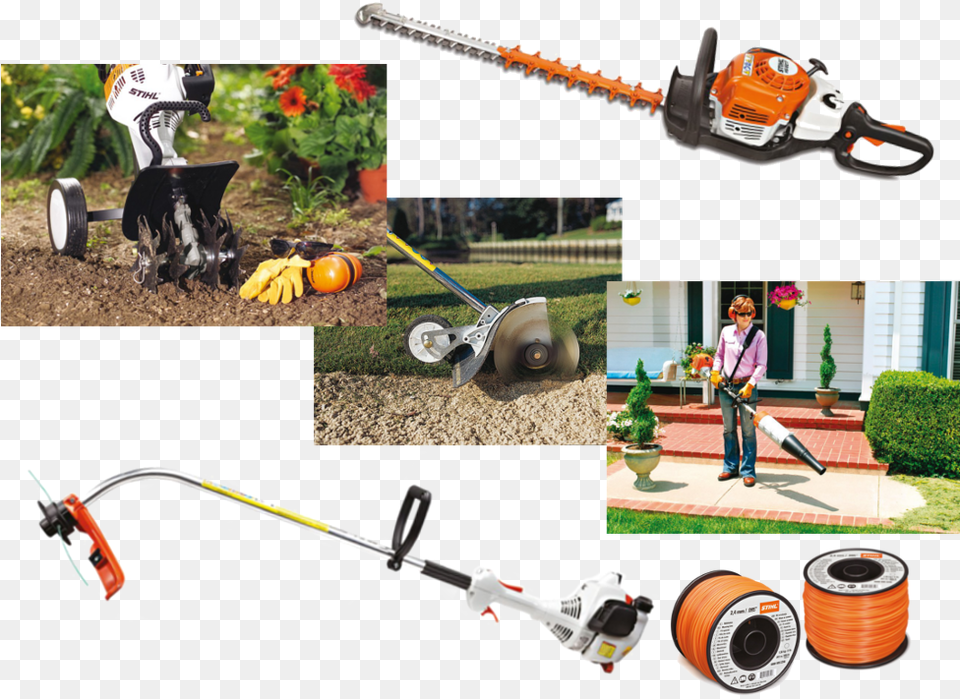 From Legendary Chainsaws Dependable Trimmers Powerful Lawn, Plant, Grass, Person, Outdoors Png