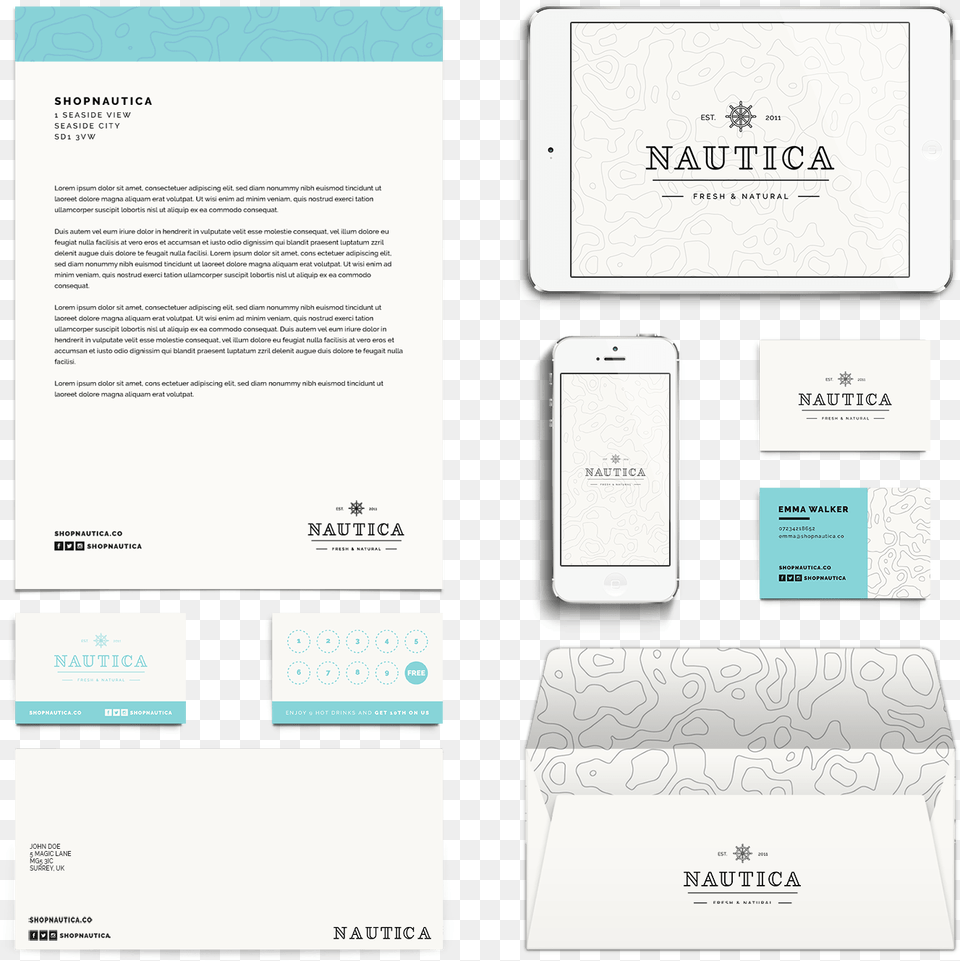 From Nautica39s Brand Colours To Topographic Patterns Document, Electronics, Mobile Phone, Page, Phone Free Png