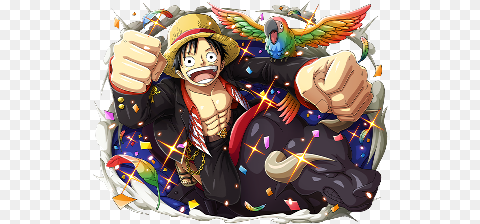 From One Piece Treasure Cruise Luffy Dream Chaser Optc, Book, Comics, Publication, Anime Png Image