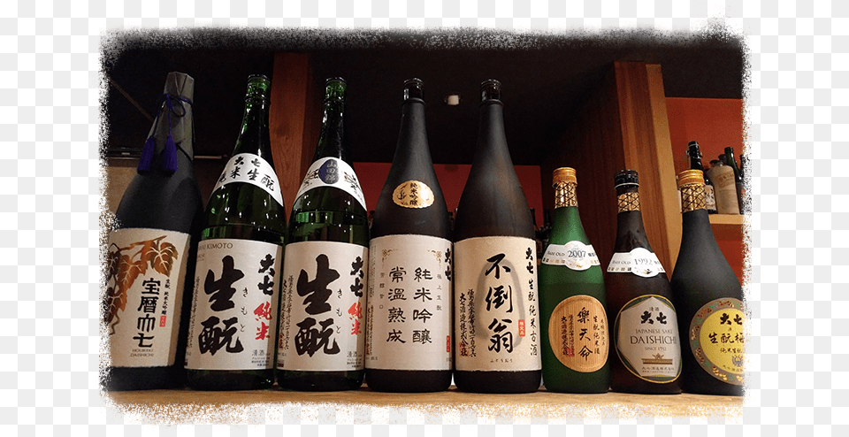 From Quotlarge Brewing Sake From The Finest Rice One Cup, Alcohol, Beer, Beverage, Bottle Free Png Download
