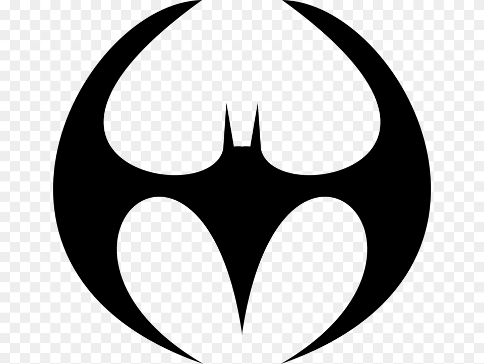 From The Batman Knightfall Logo, Gray Free Png