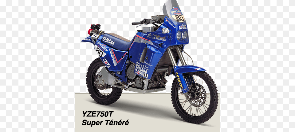 From The Desert Sands Yamaha Super Tenere Dakar, Motorcycle, Transportation, Vehicle, Machine Png