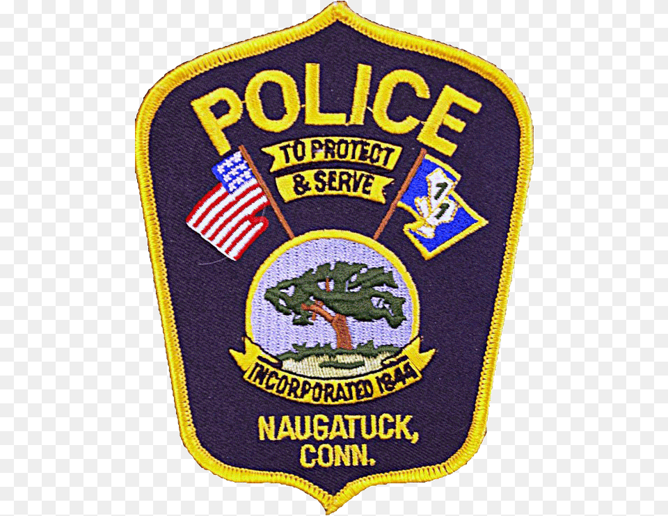 From The Planet Fitness Where She Worked Naugatuck Police Department Patch, Badge, Logo, Symbol, Accessories Png Image