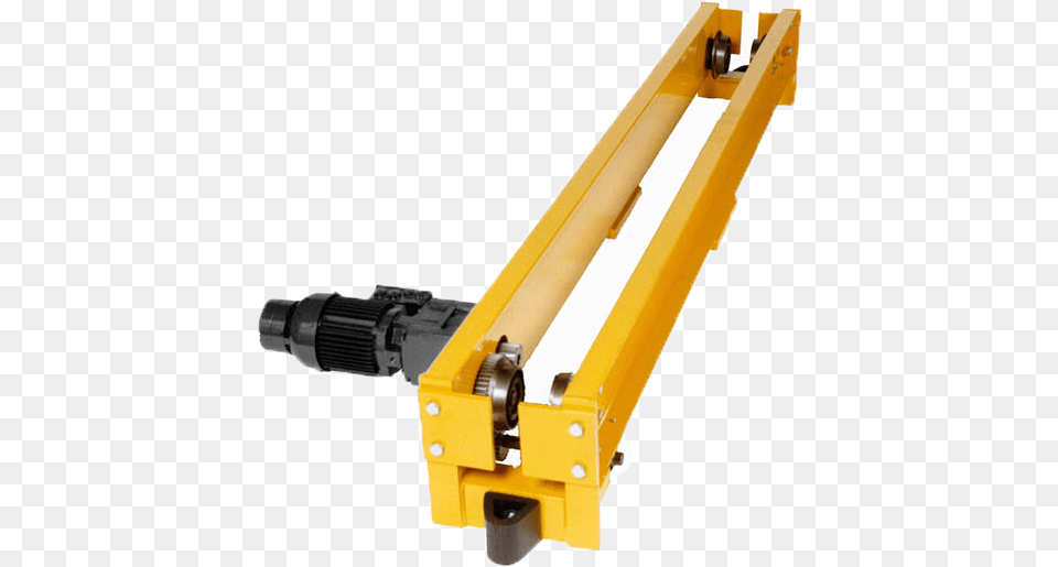 Front And Top View Of Under Running Endtruck Crane, Bulldozer, Machine, Device Free Transparent Png