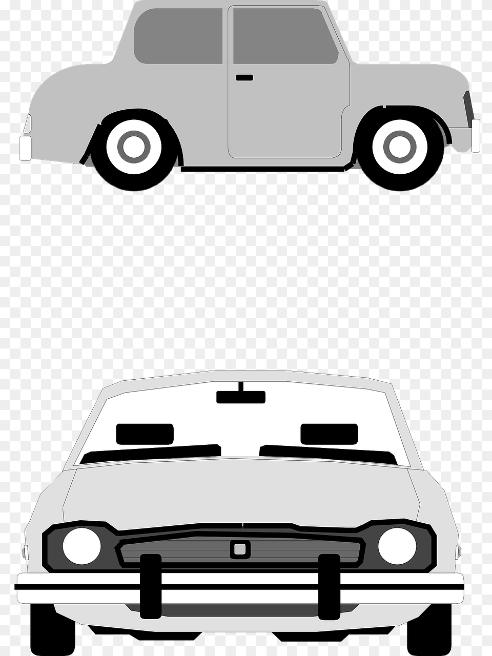 Front Car Cartoon, Transportation, Vehicle, Stencil, Pickup Truck Free Png