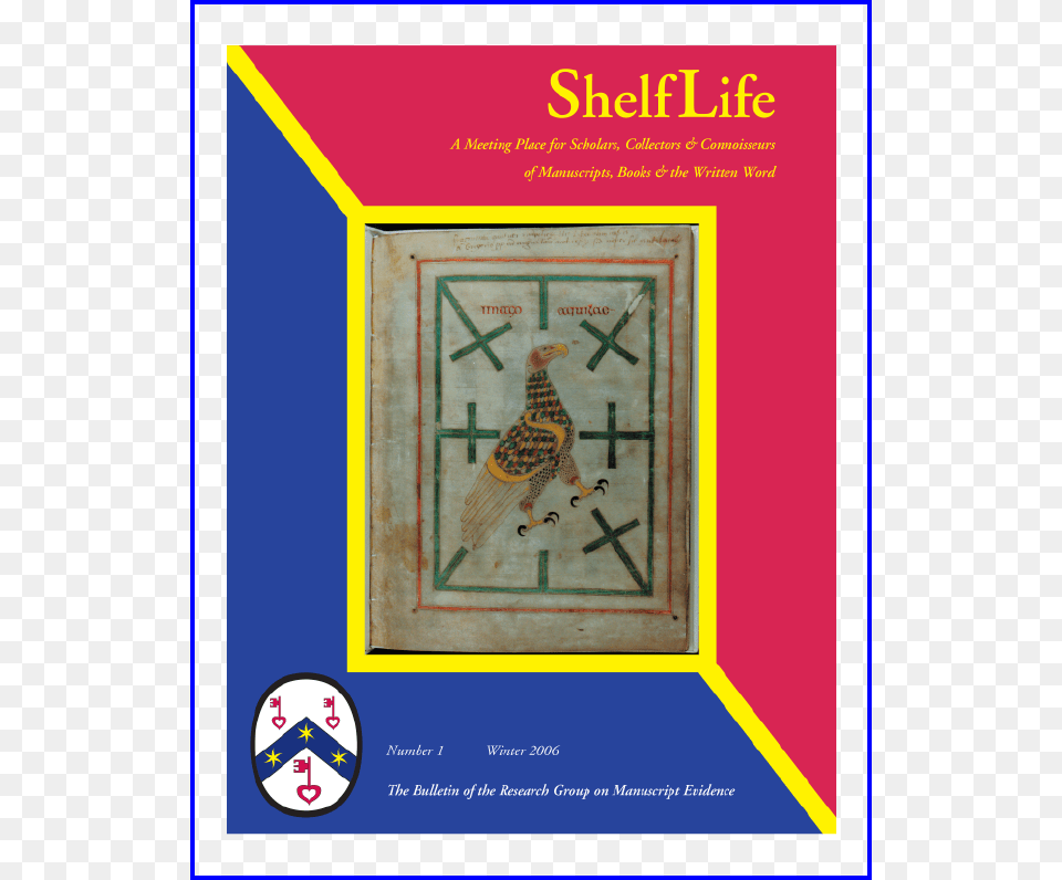 Front Cover Of Shelflife The Bulletin Of The Research Corpus Christi College Cambridge, Advertisement, Poster, Animal, Bird Png Image