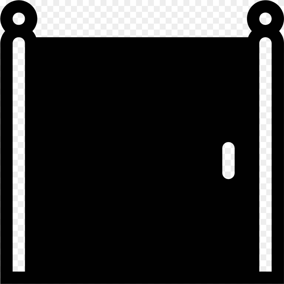 Front Door Filled Icon Gate Close Icon, Gray Png Image