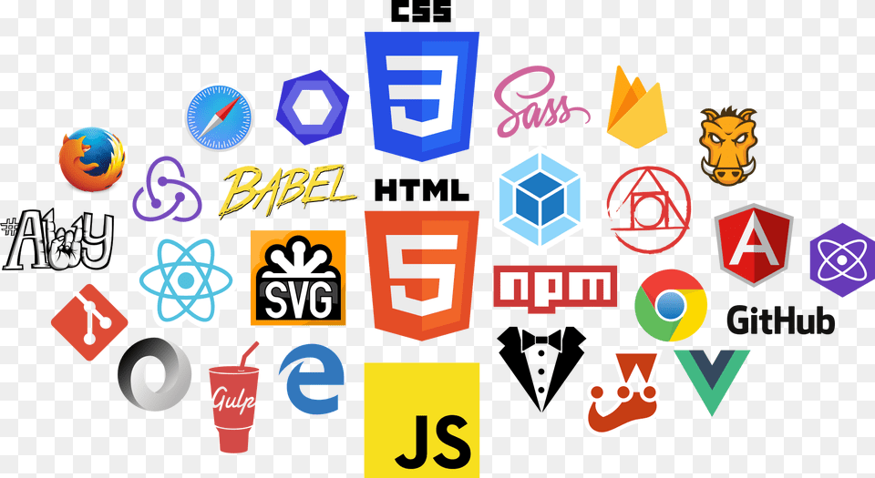 Front End Development Logos For Example Html, Logo, Scoreboard, Symbol Free Png