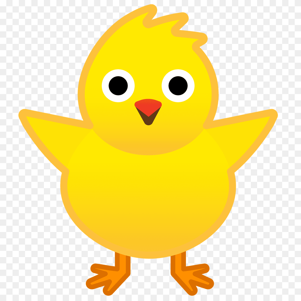 Front Facing Baby Chick Emoji Clipart, Animal, Bird, Fish, Sea Life Free Transparent Png