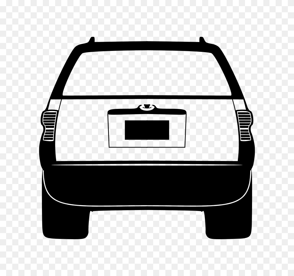 Front Facing Car Clipart Collection, Gray Png