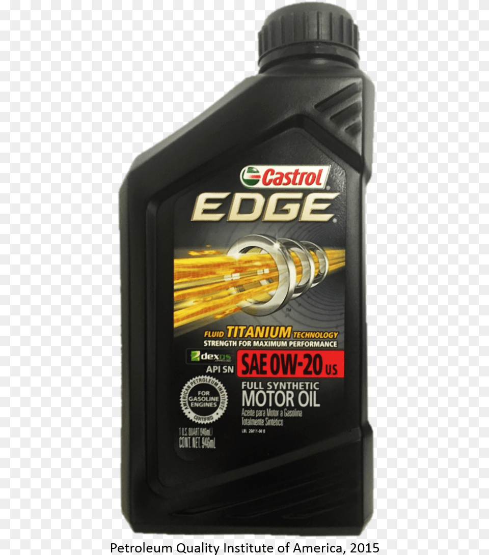Front Label Castrol Edge Synthetic, Bottle, Cosmetics, Perfume, Aftershave Png