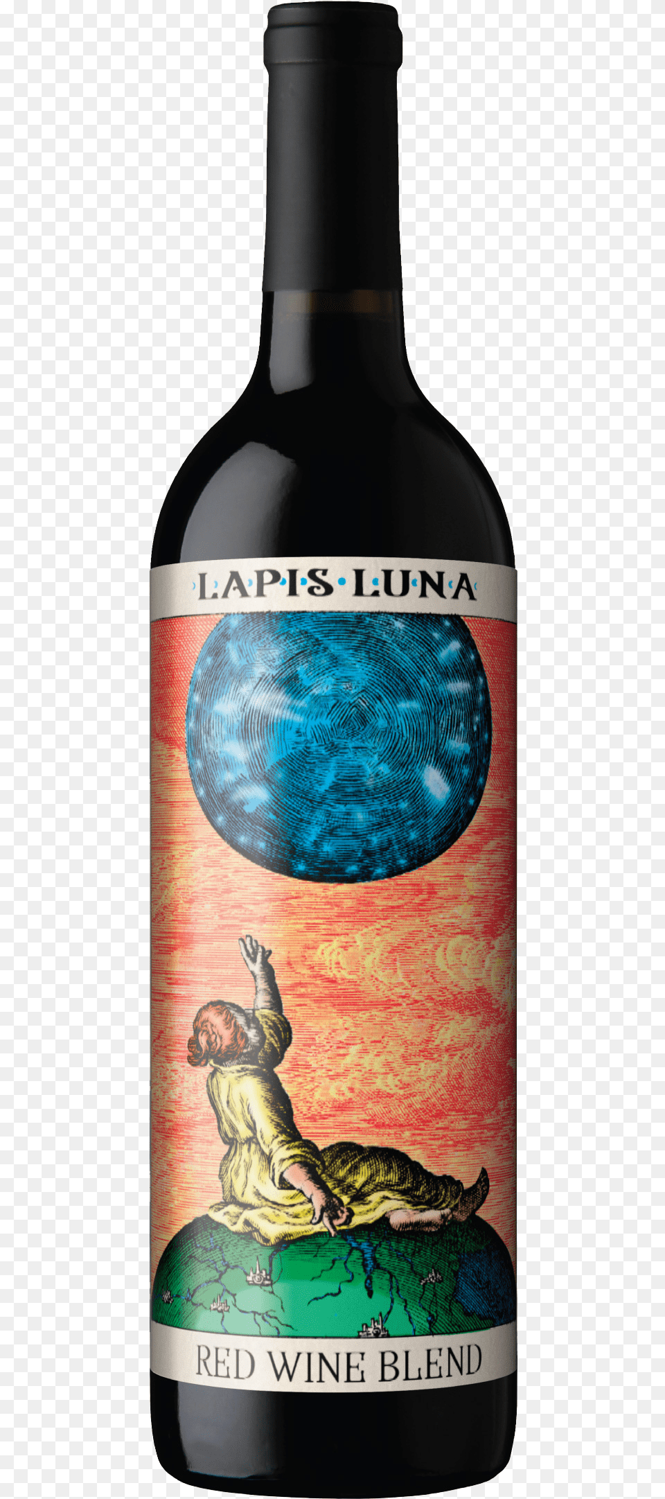 Front Lapis Luna Wine, Alcohol, Beer, Beverage, Bottle Png