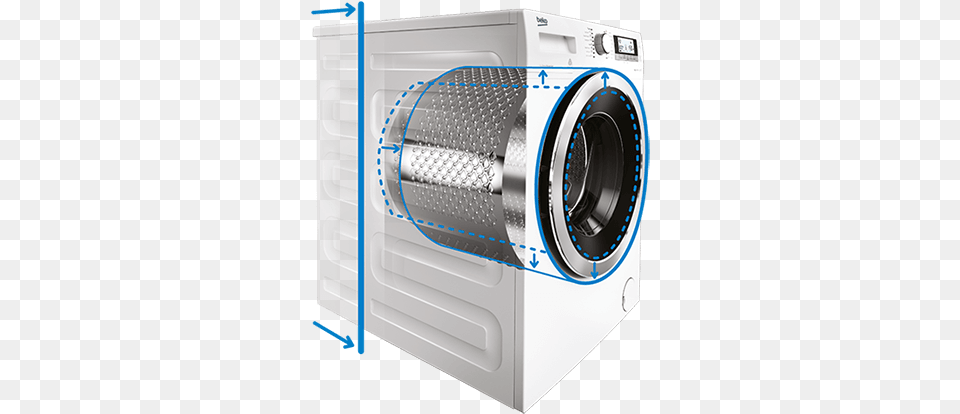 Front Load Autodose Washing Machine 10 Kg 1400 Rpm Beko Wte 7636 Xa, Appliance, Device, Electrical Device, Washer Free Png