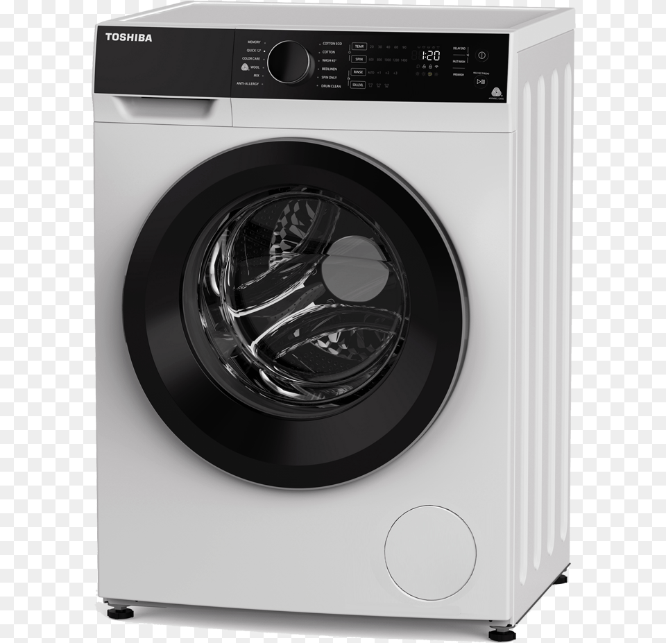 Front Load Washing Machine Toshiba Washer Dryer Uae, Appliance, Device, Electrical Device Free Png