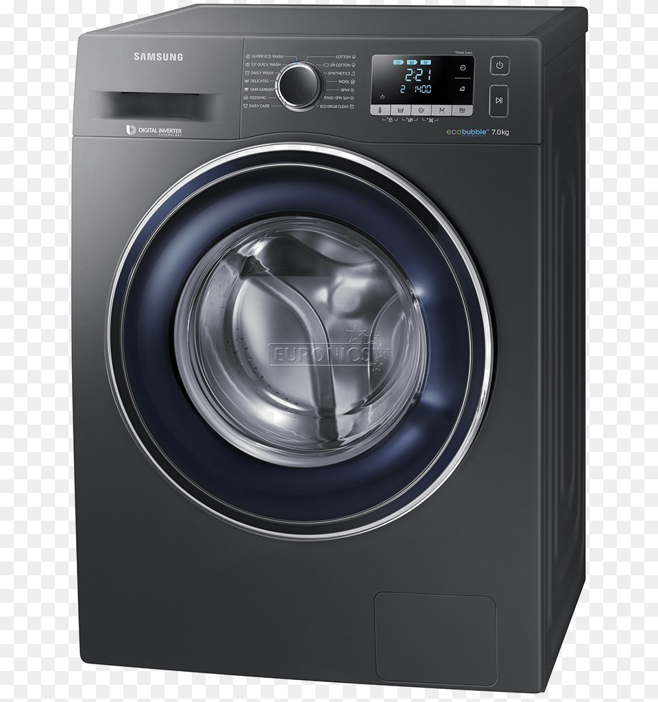 Front Loader Washing Machine Transparent Samsung, Appliance, Device, Electrical Device, Washer Png Image