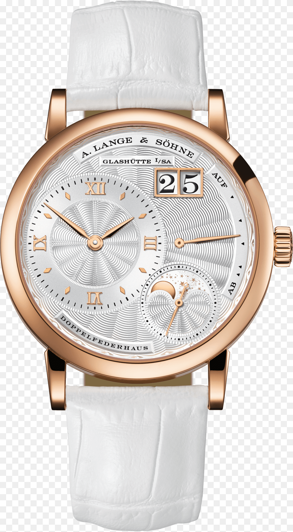 Front Of Little Lange 1 Moon Phase, Arm, Body Part, Person, Wristwatch Png