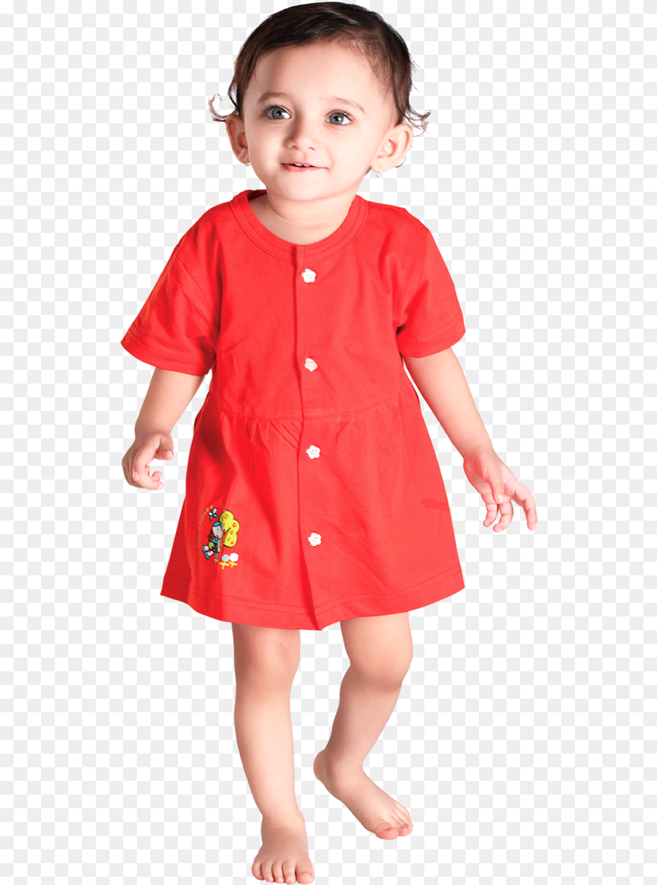 Front Open Frock Dress, Child, Person, Girl, Female Png