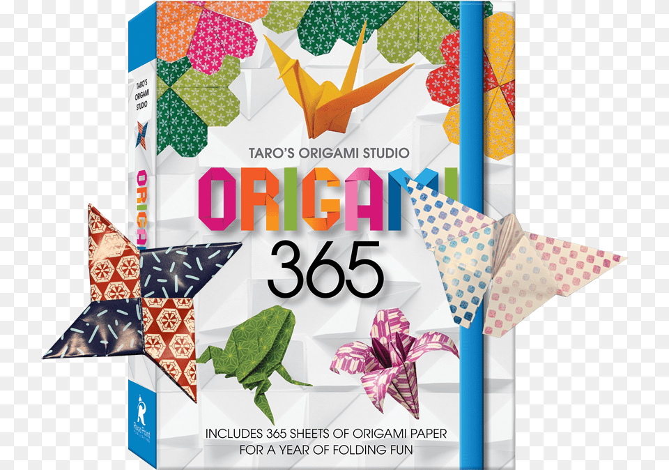 Front Origami 365 Includes 365 Sheets Of Origami Paper, Advertisement, Poster, Art, Plant Png