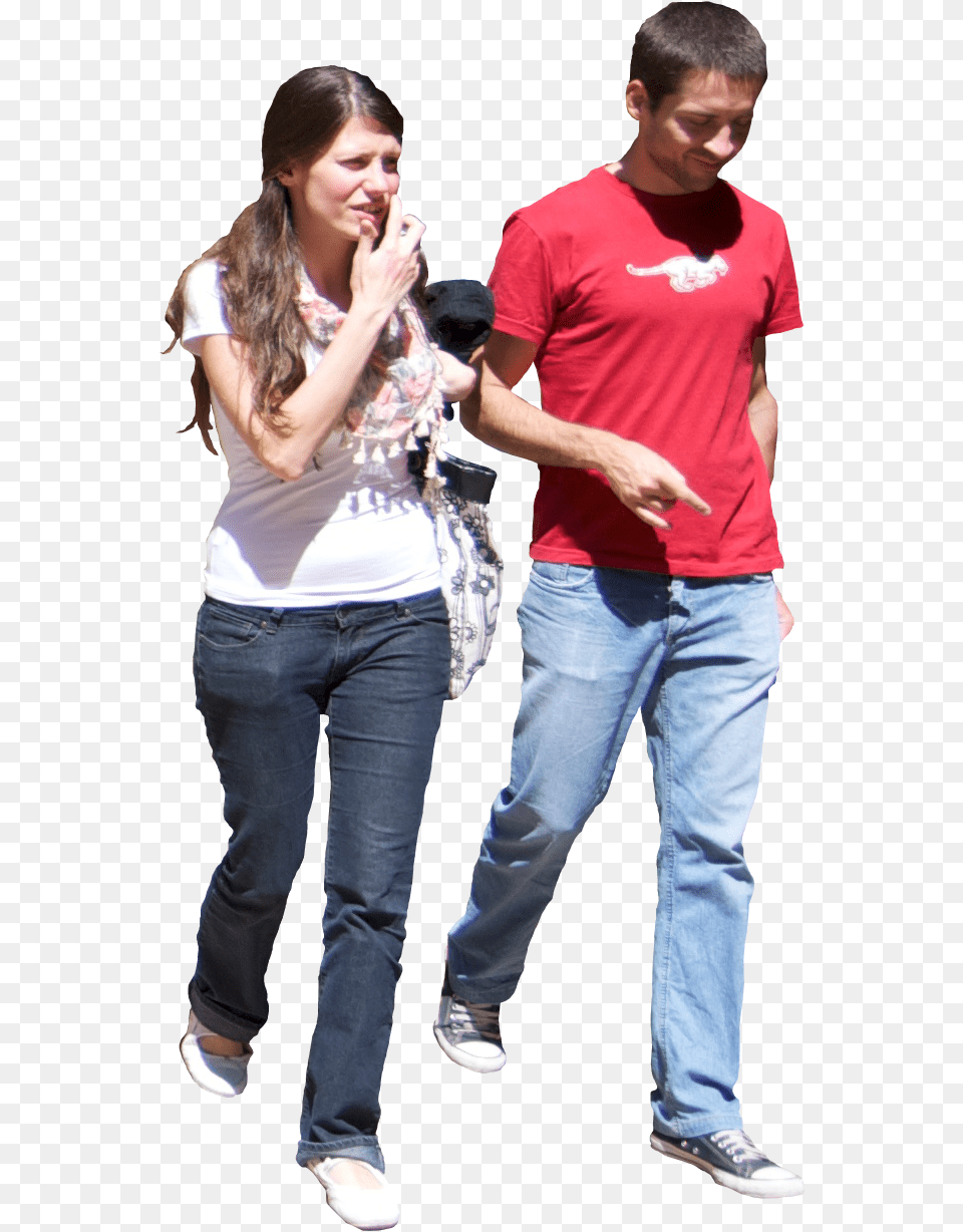 Front People Walking, Clothing, Pants, Jeans, Adult Free Transparent Png