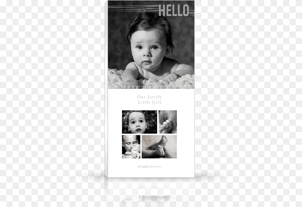 Front Photo Book Cover Designed For Newborn Baby And Toddler, Art, Photography, Person, Head Png Image