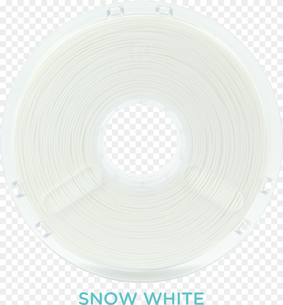 Front Polysmooth Spool Front Snow White 3d Printing Filament, Plate Free Png