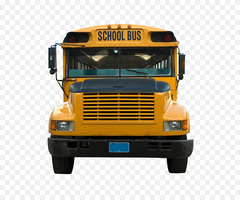 Front School Bus, Transportation, Vehicle, Bumper, School Bus Free Png Download